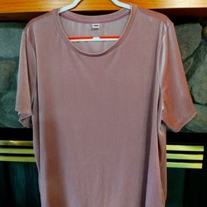 Old Navy velvet tee